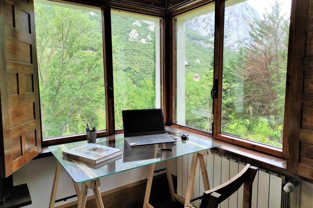 El Chalet De La Poza - Rio, Barbacoa, Wifi, Zona De Trabajo, Vistas. Lebena Exterior photo